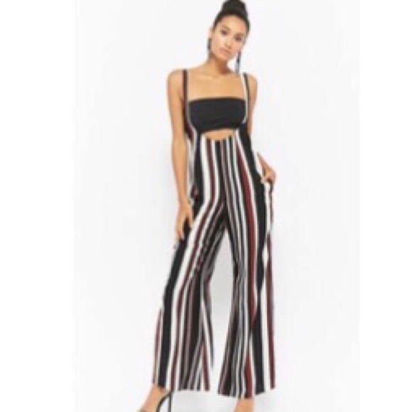 Forever 21 Pants - stripe jumpsuit